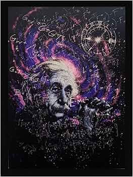 版画 roamcouch Einstein It's All Relative | Iconic Albert Einstein Painting by Stephen